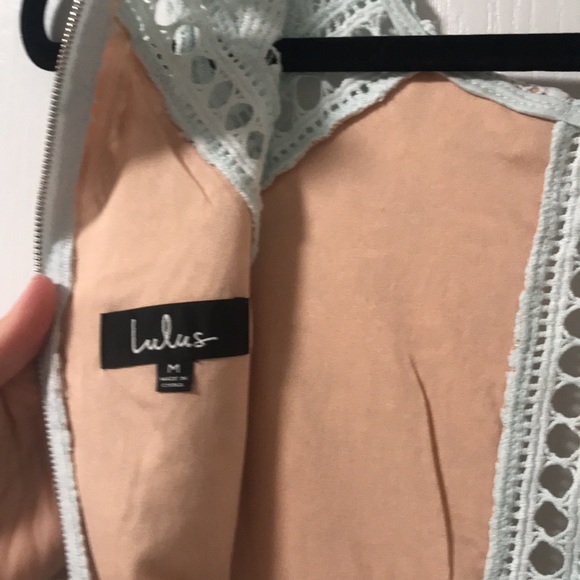 Lulu’s Dream Life Light Blue Lace Bodycon Dress - Picture 5 of 5